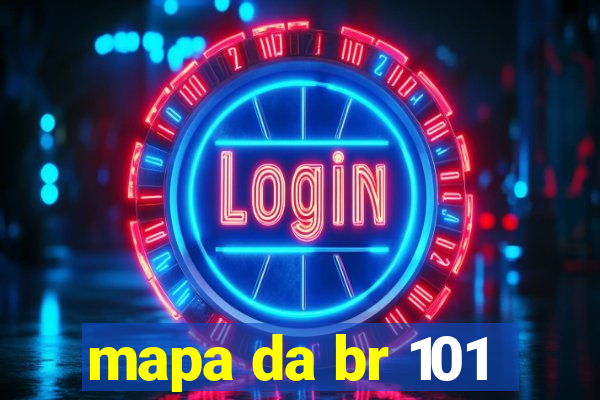 mapa da br 101
